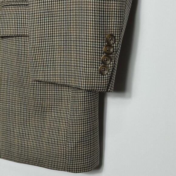 Lauren Ralph Lauren Sport Coat Mens 44R Houndstooth Two Button Single Vented VTG - Picture 4 of 12